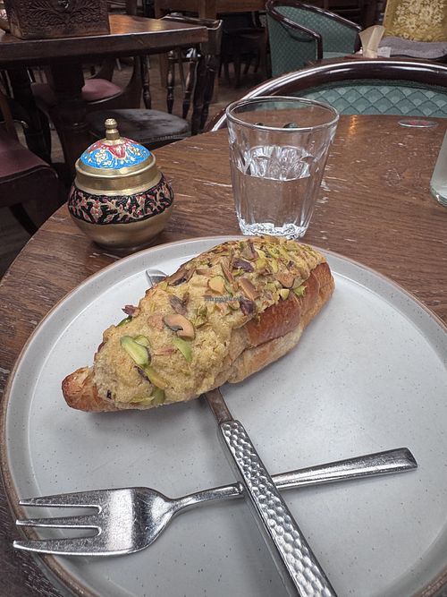 Pistachio croissant   at Ottoman Coffeehouse in Glasgow