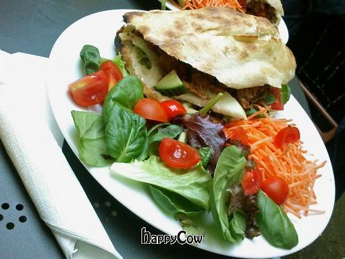 vegan seitan kebab at Cafebar Salon in Basel