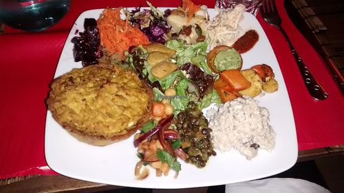 Dish of the day at Cafe Ginger in Paris