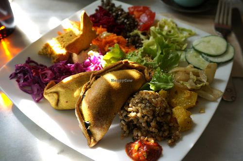 Empanadas Plate at Cafe Ginger in Paris