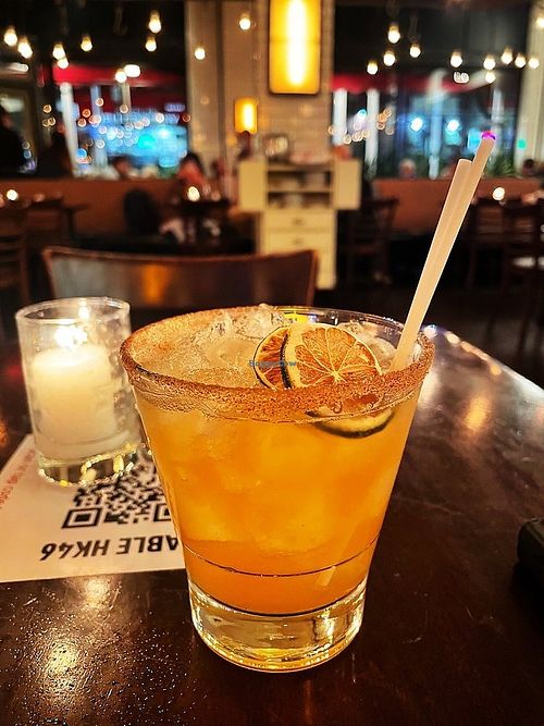 Pumpkin Spice Margarita at 5 Napkin Burger in New York City