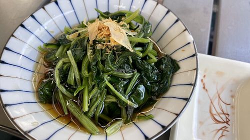 Ohitashi   at Sushi Maro in Vancouver