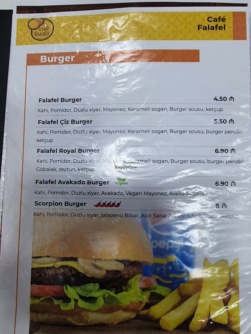  at Cafe Falafel in Baku
