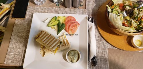 Vegan Fajita Sandwich at Healthy Corner in Hurghada