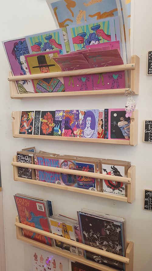 Artwork and prints at The Queer Emporium in Cardiff