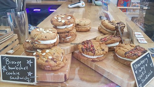 Cakes - all vegan at The Queer Emporium in Cardiff