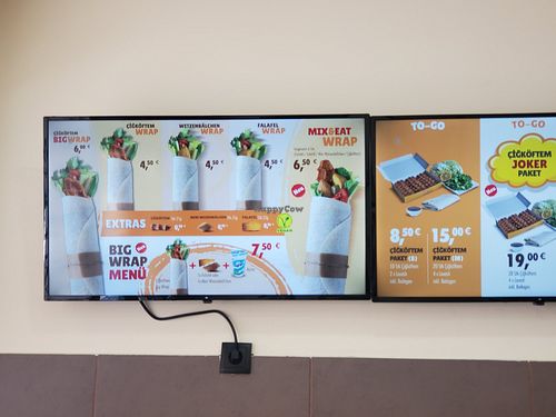 Most of the menu. at Çiğköftem - Gudrunstraße  in Vienna