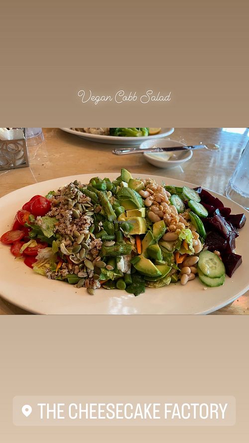  #Veganuary at The Cheesecake Factory in Bellevue