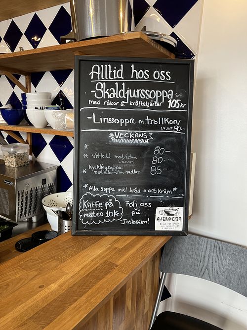 They feature one vegan soup every day  at La Soupe in Malmo