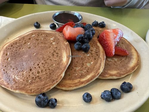 Vegan pancakes  at Snooze in Orange