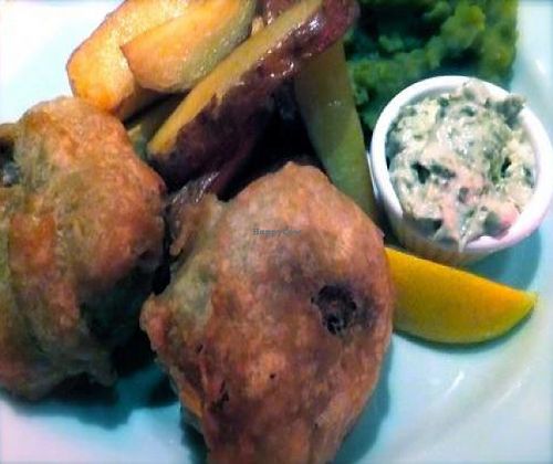 Veggie haggis, classic Scottish food but with a vegan twist at Saramago Cafe Bar in Glasgow