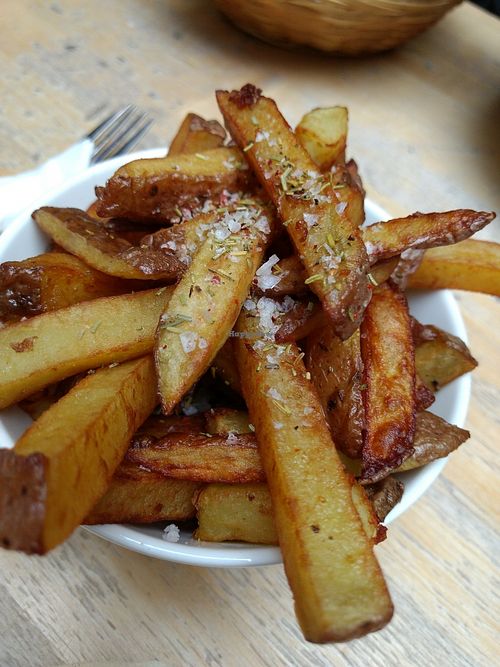 chips at Saramago Cafe Bar in Glasgow