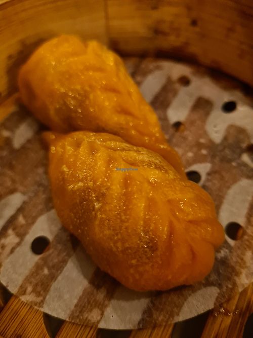 Mushroom dumplings at Tofu Vegan - Golders Green in North West London