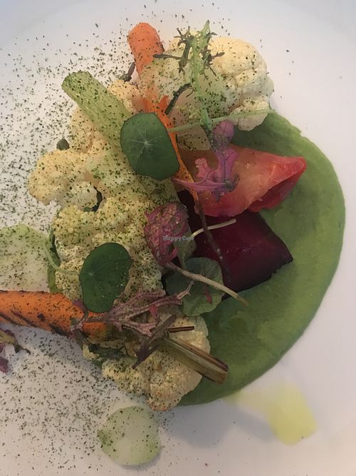 Seasonal veggy main dish at Marits Eetkamer in Amsterdam