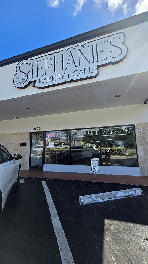 Outside at Stephanie's Vegan Bakery + Cafe in Fort Lauderdale