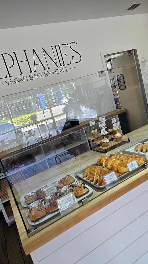 Inside at Stephanie's Vegan Bakery + Cafe in Fort Lauderdale