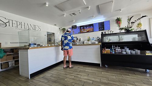 Inside at Stephanie's Vegan Bakery + Cafe in Fort Lauderdale