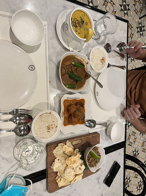 Overall meal $100  at SIN - Violet Oon - Jewel in East Singapore