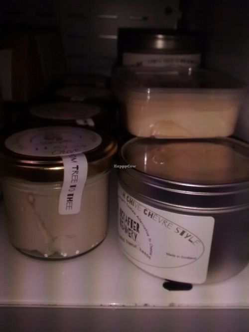 Scotland-produced vegan cheese, Nutcrafter Creamery's cashew cheese at Quality Vitamins and Herbs in Glasgow