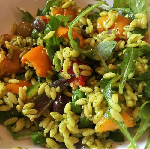 pesto freekeh salad  at Roots  Fruits and Flowers - Great Western in Glasgow