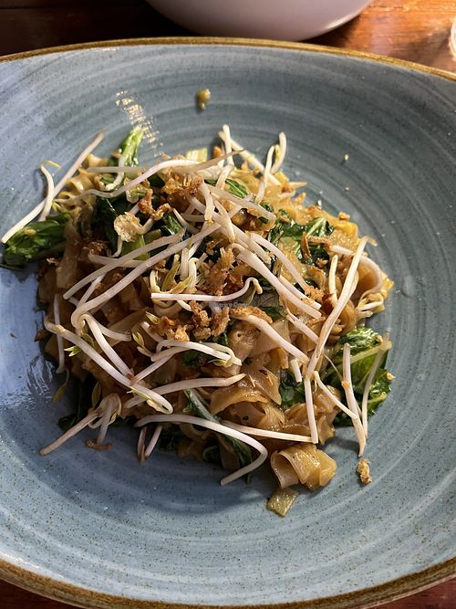 Vegan Pad Thai (specify vegan when ordering!)  at Bali in Willemstad
