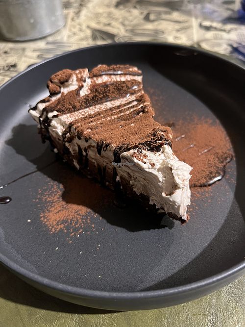 Creamy mousse cake  at Origami in La Spezia