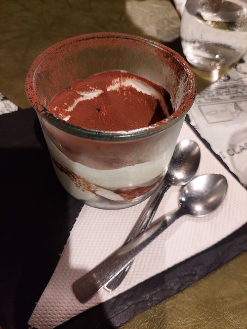 Tiramisu 6 eur at Origami in La Spezia