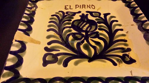 The broken plate... at El Piano - Malaga in Malaga