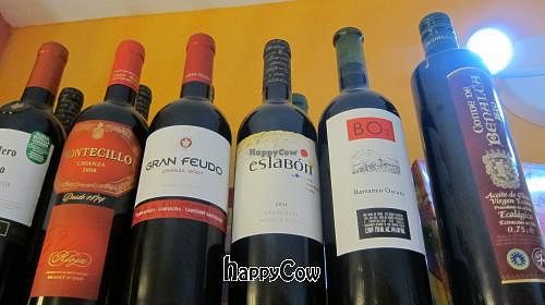 El Piano's wine selection
 at El Piano - Malaga in Malaga