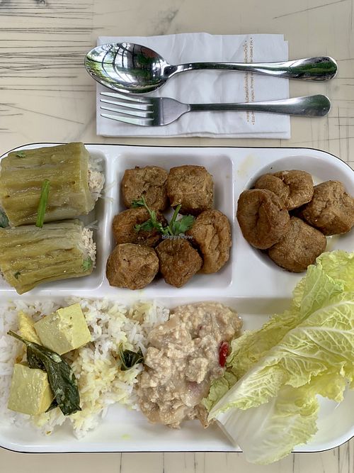 Selection from the buffet   at Grand Vegan แกรนด์วีแกน in Bangkok