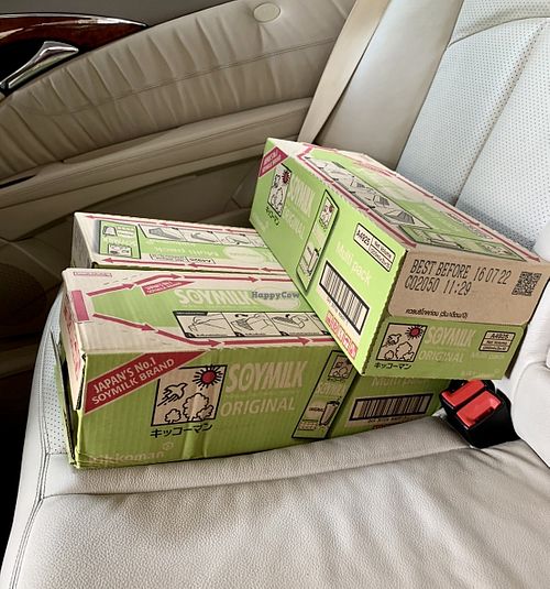 Complimentary soy milk during May 2022  at Grand Vegan แกรนด์วีแกน in Bangkok