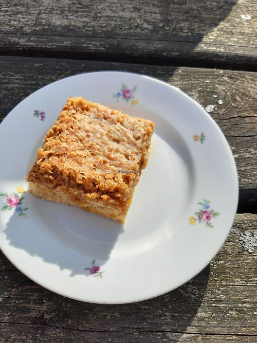 vegan drömkaka at Torups Slottscafé in Bara