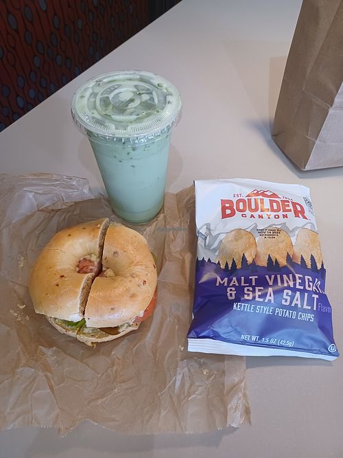 Ready for another vegan day 😋 at Gib's New York Bagels in Fort Collins