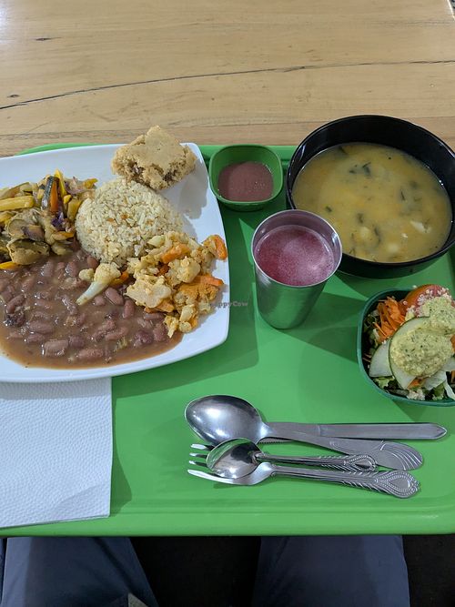 My meal in September 2025 at Govindas Las Nieves in Bogota