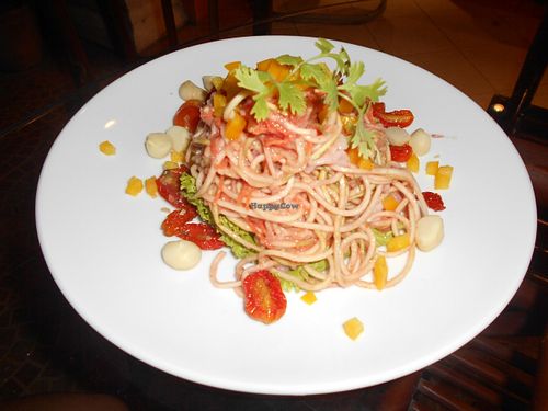 Rasayana Raw Food Cafe - Thai Pasta - Yummy! at Rasayana Raw Food Cafe in Pattaya