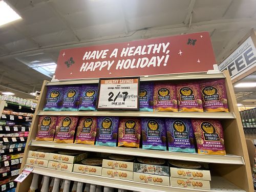 Vegan Mexican Cookies on Display (2/$7 USD) 😛 #Veganuary at Sprouts Farmers Market in Modesto