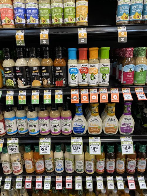 Vegan Friendly Salad Dressings Spotted  at Sprouts Farmers Market in Modesto