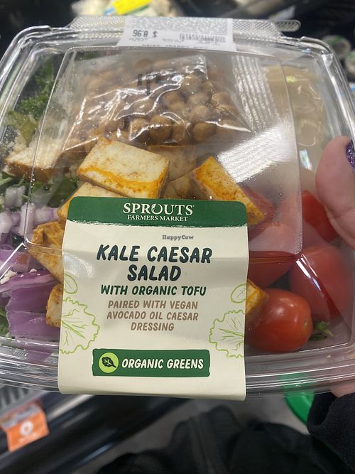 Stoked - take away salads VEGAN (have not tried) kinda Spendy $9 for one meal and so much plastic 😭  at Sprouts Farmers Market in Modesto