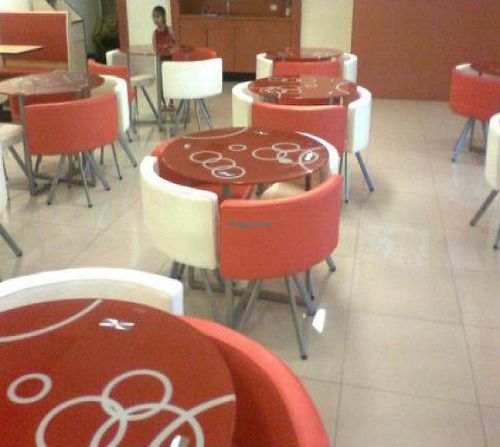 Cafeteria style atmosphere at Mirchh Masala Chaat Court in Woolloongabba