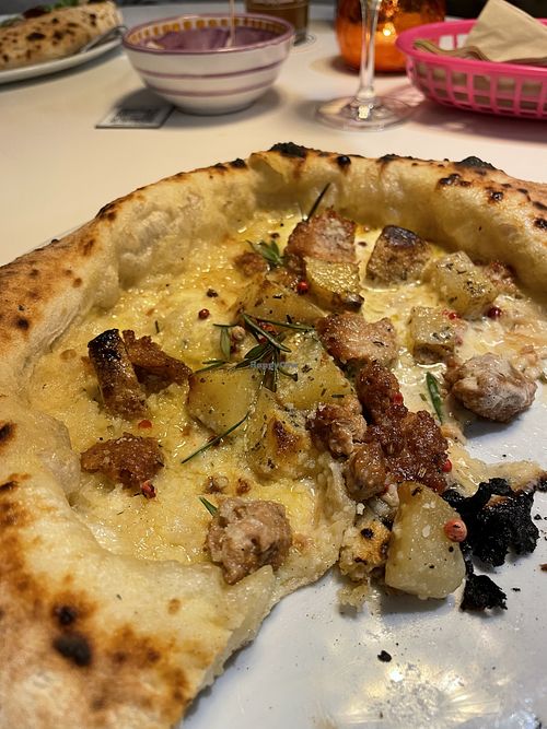 Helmut close up  at Al Catzone Pizza Napovegana in Berlin