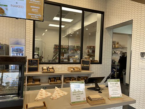 big window to see into the kitchen  at Burger Patch - Land Park in Sacramento