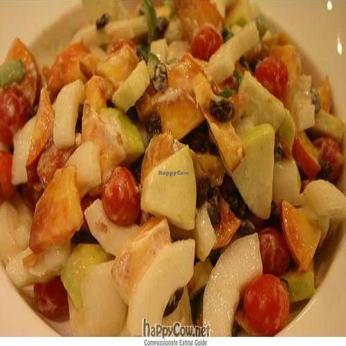 Fruit salad at New Start Restaurant in Seoul