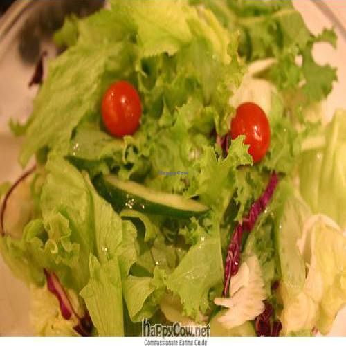 Organic vegetables at New Start Restaurant in Seoul