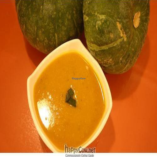 Sweet squash gruel at New Start Restaurant in Seoul