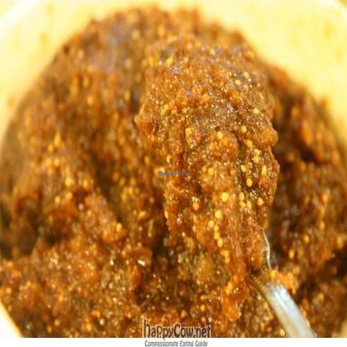 Sugar-free fig jam at New Start Restaurant in Seoul