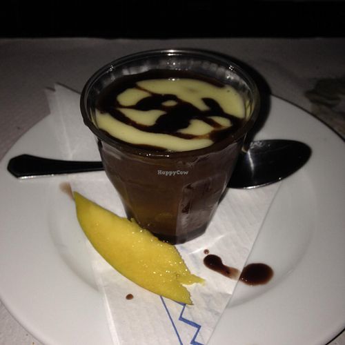 chocolate cream at Veggie Garden - Dels Angels in Barcelona