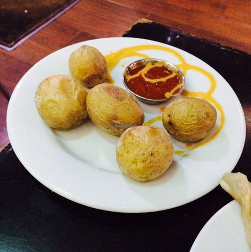 Patatas Canarias at Veggie Garden - Dels Angels in Barcelona