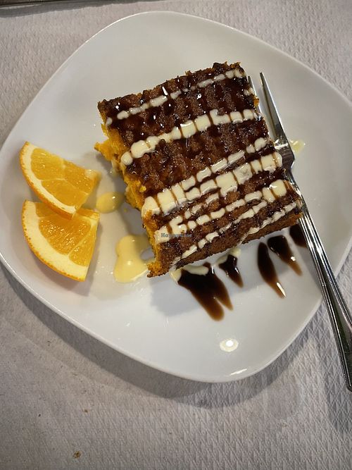 Carrot cake  at Veggie Garden - Dels Angels in Barcelona