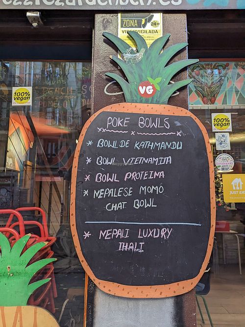 Bowl meals at Veggie Garden - Dels Angels in Barcelona