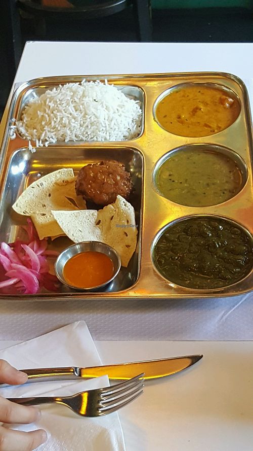 lunchtime menu option at Veggie Garden - Dels Angels in Barcelona